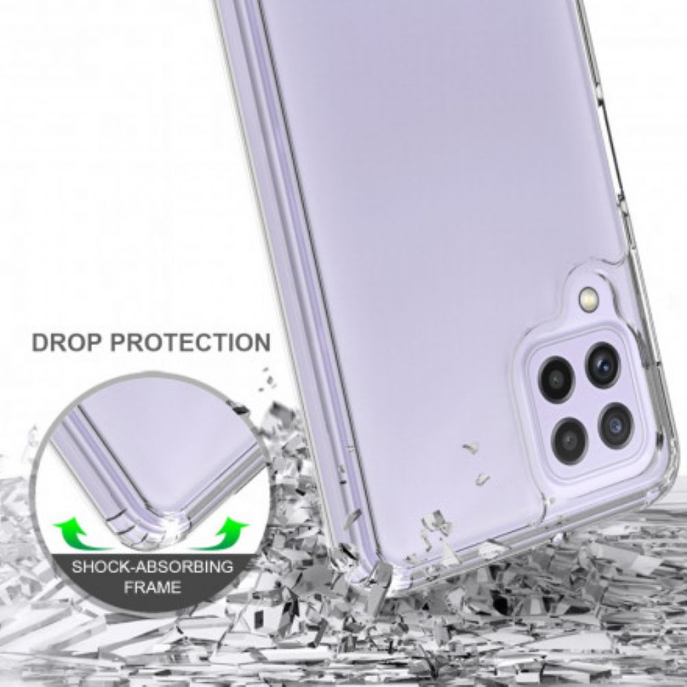Hoesje voor Samsung Galaxy A22 4G Transparante Hybride