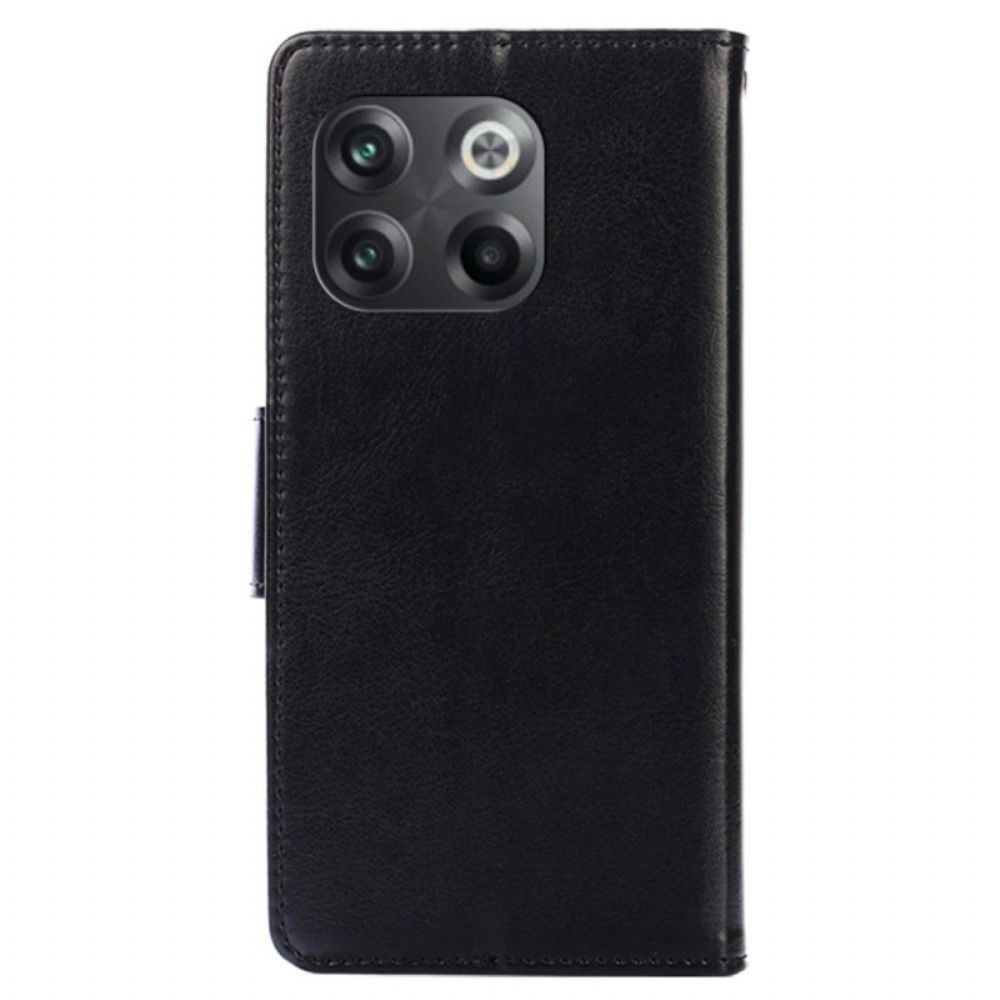 Leren Hoesje voor OnePlus 10T 5G Vintage Elegantie