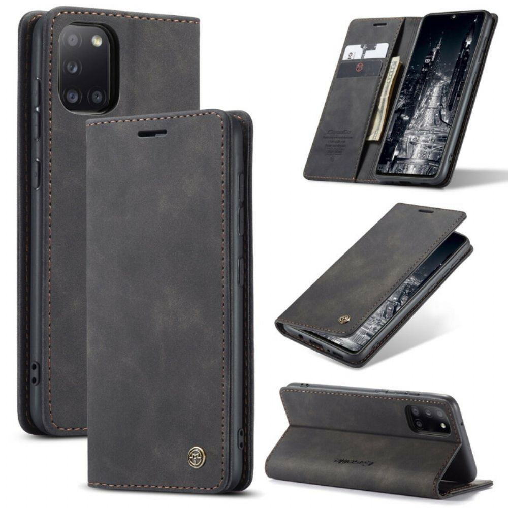 Bescherming Hoesje voor Samsung Galaxy A31 Folio-hoesje Caseme Kunstleer