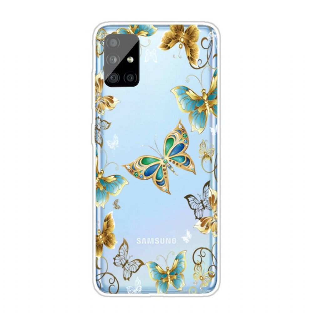 Hoesje voor Samsung Galaxy A31 Vliegende Vlinders