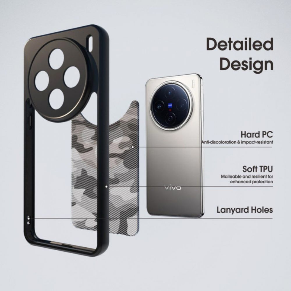 Cover Hoesje Vivo X200 Telefoonhoesje Ibmrs