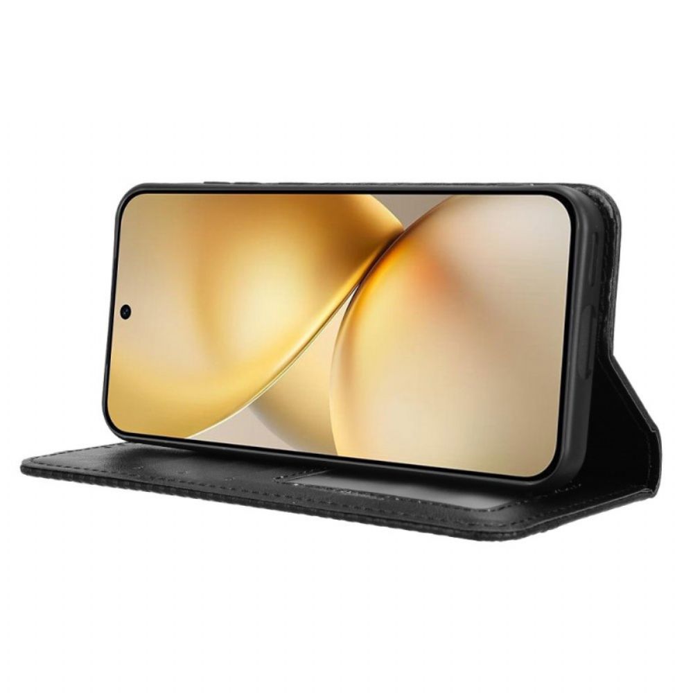 Folio-hoesje Vivo X200 Telefoonhoesje Vintage Rand