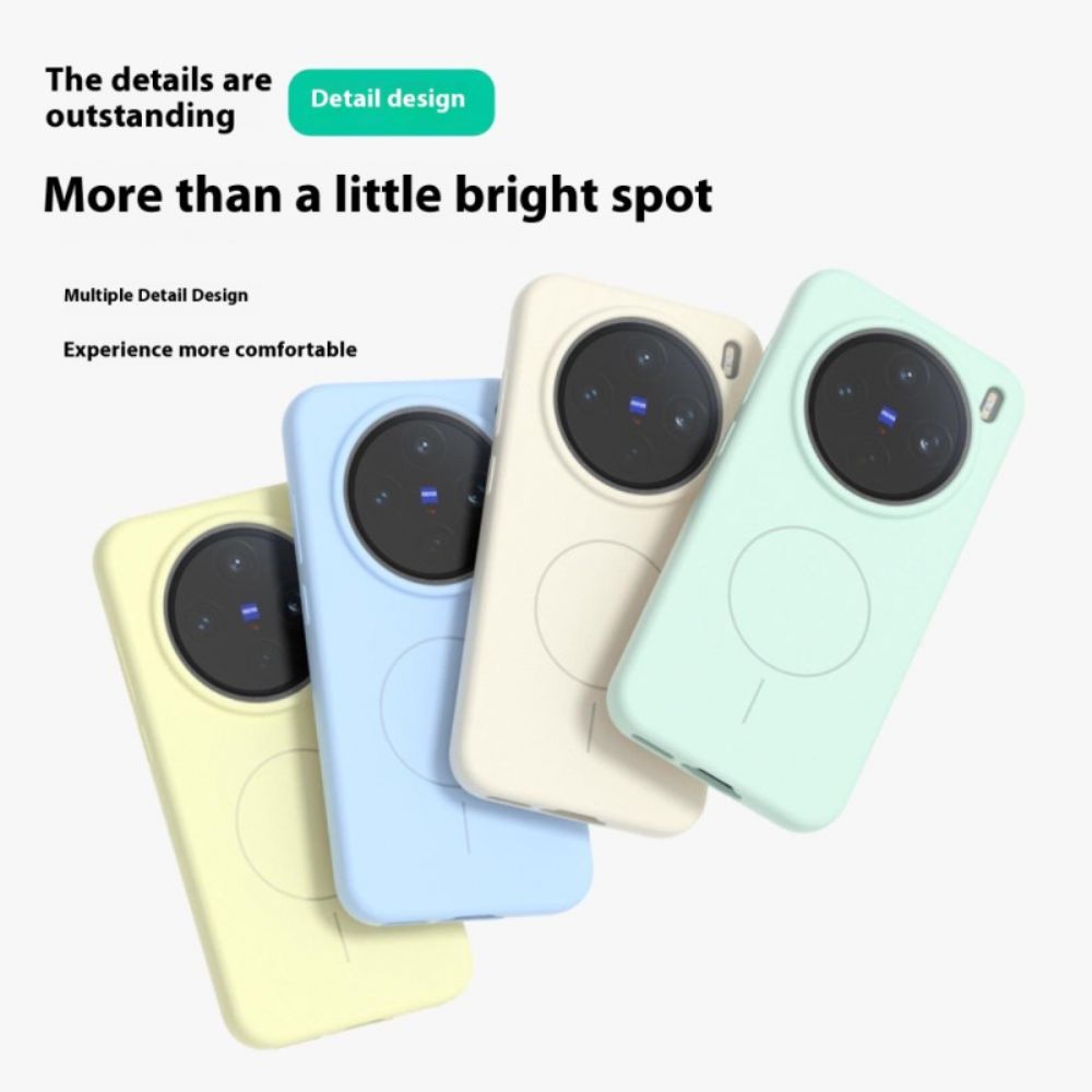 Hoesje Vivo X200 Magsafe Vloeibare Siliconen