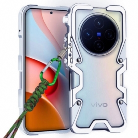 Hoesje Voor Vivo X200 Aluminium Bumper Met Bandje