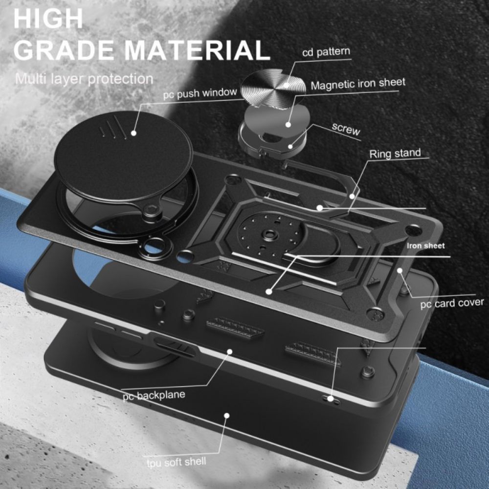 Hoesje Voor Vivo X200 Schuifbare Cameracover En Standaard