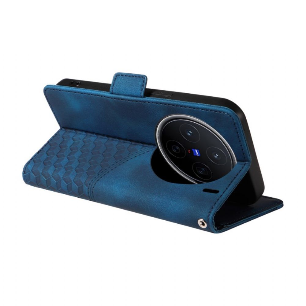 Leren Hoesje Voor Vivo X200 Sterrenpatroon