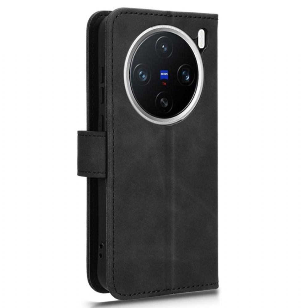 Leren Hoesje Voor Vivo X200 Suède-effect