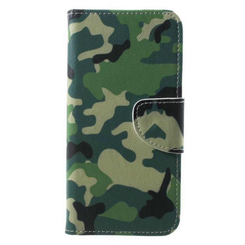Flip Case voor Samsung Galaxy A6 Militaire Camouflage