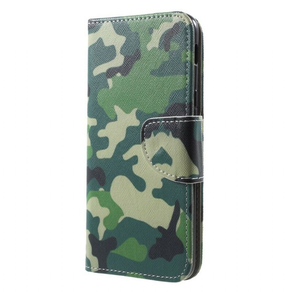 Flip Case voor Samsung Galaxy A6 Militaire Camouflage