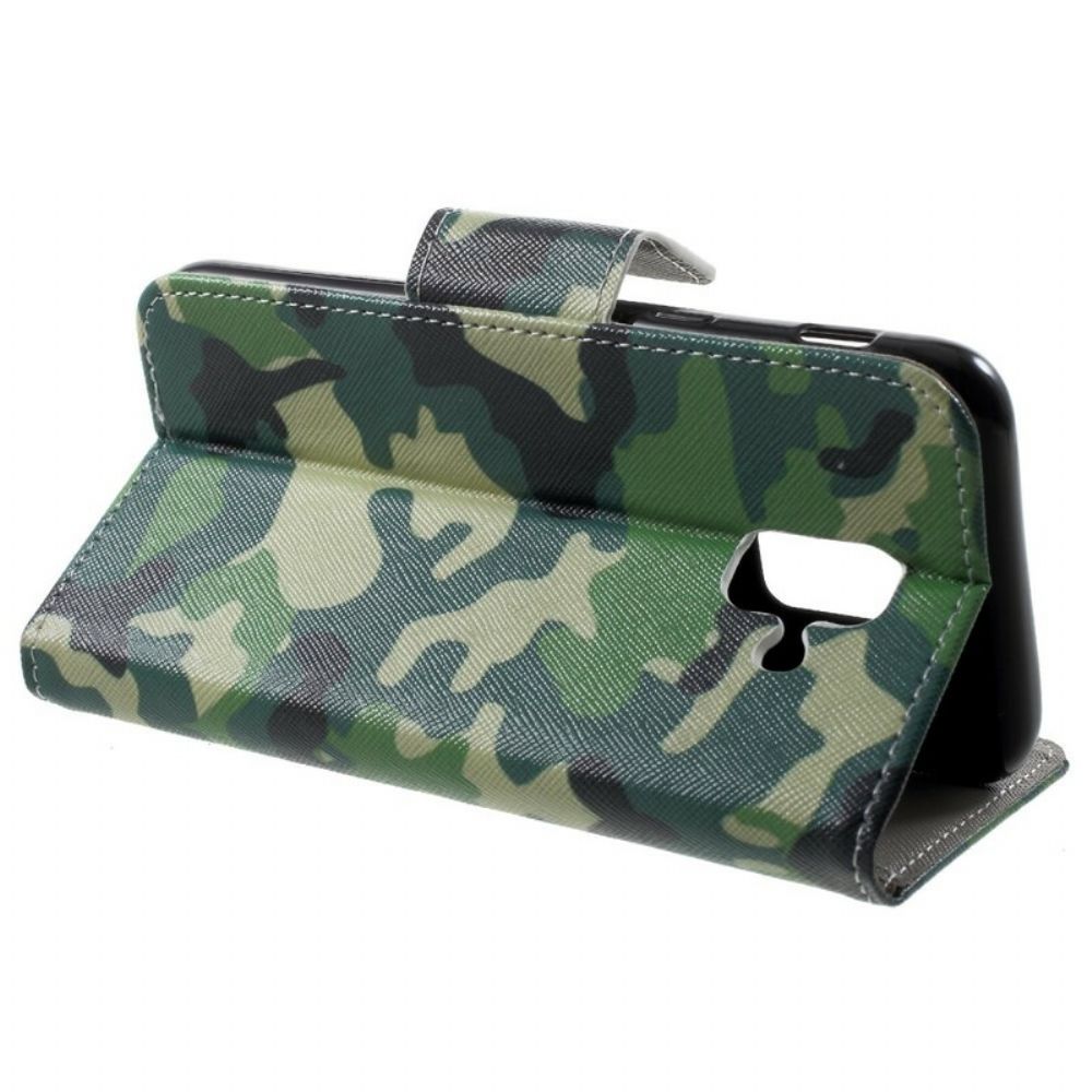 Flip Case voor Samsung Galaxy A6 Militaire Camouflage