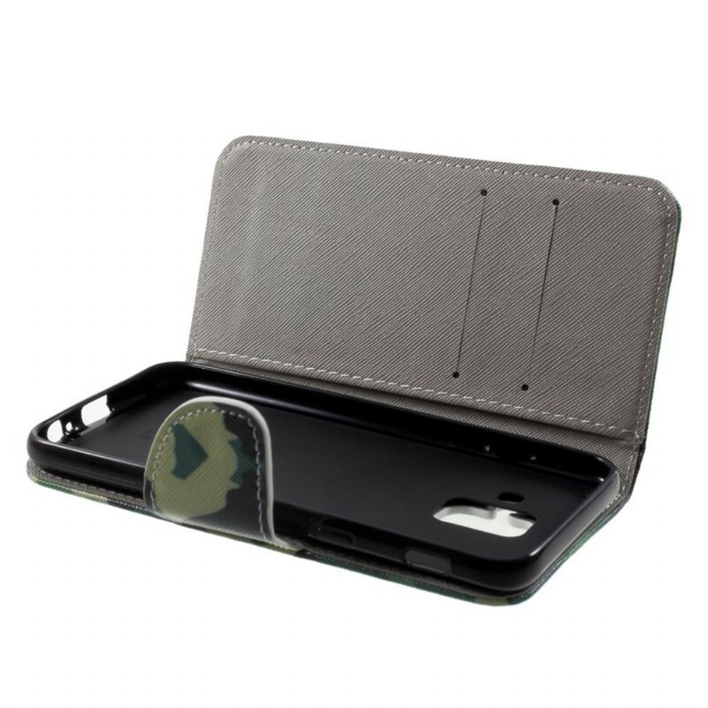 Flip Case voor Samsung Galaxy A6 Militaire Camouflage