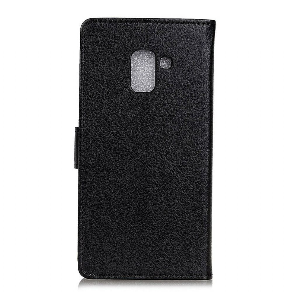 Folio-hoesje voor Samsung Galaxy A6 Ledereffect