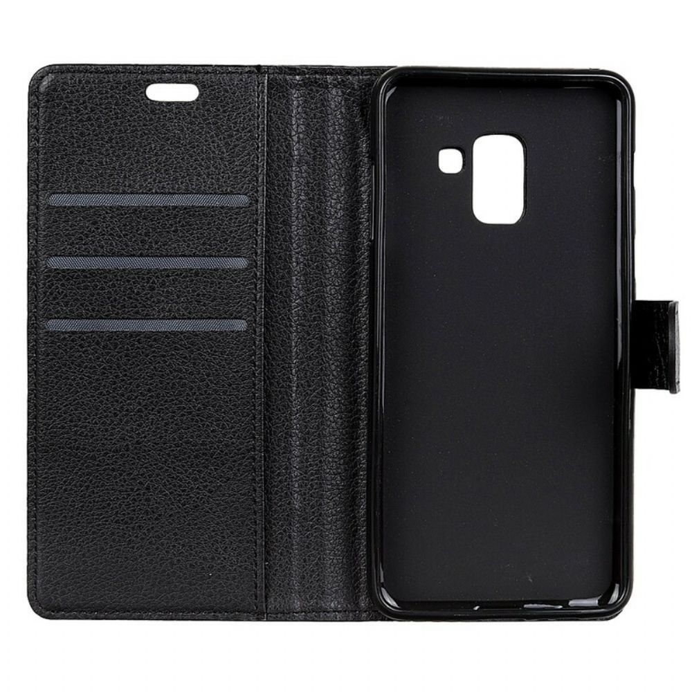 Folio-hoesje voor Samsung Galaxy A6 Ledereffect