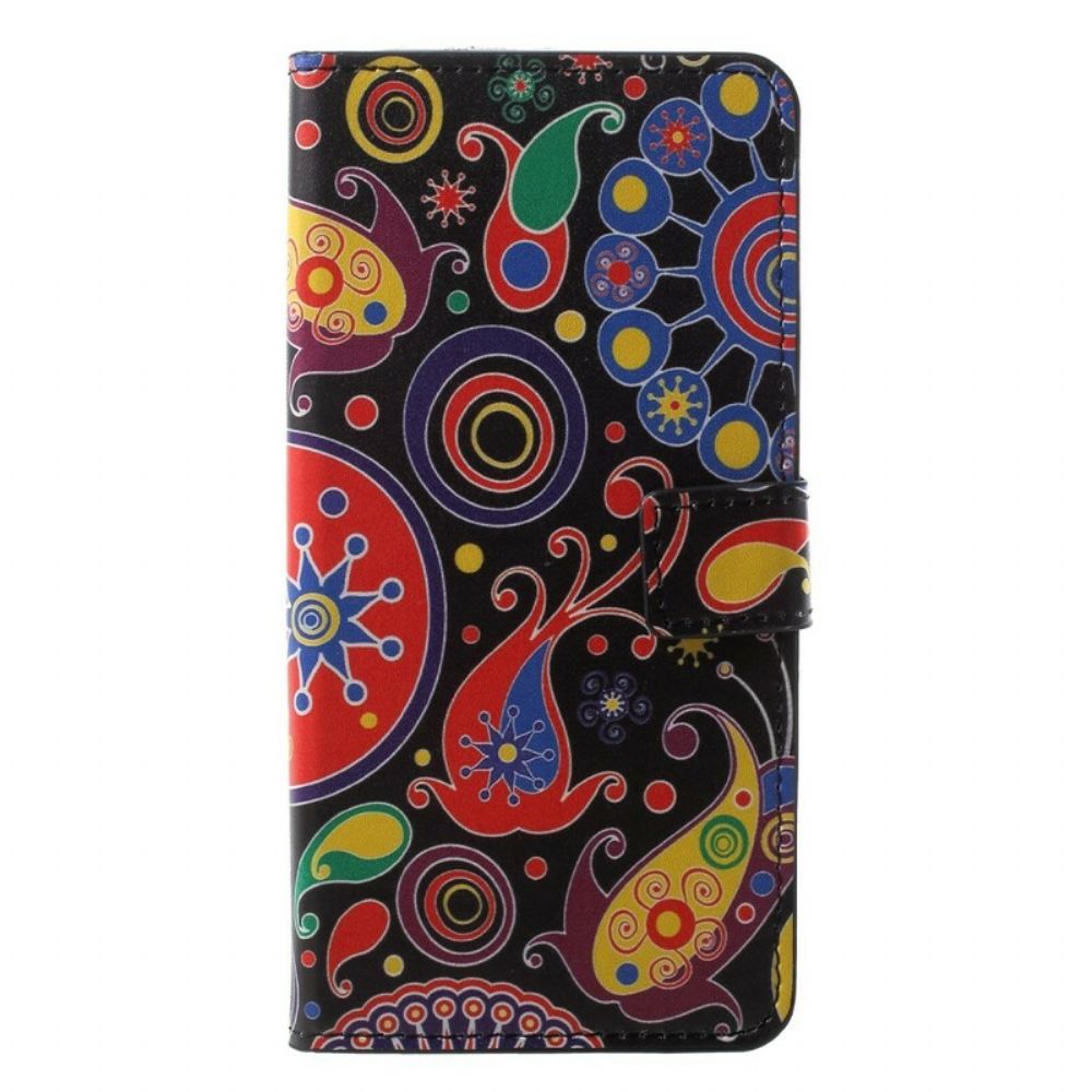 Leren Hoesje voor Samsung Galaxy A6 Galaxy Tekeningen