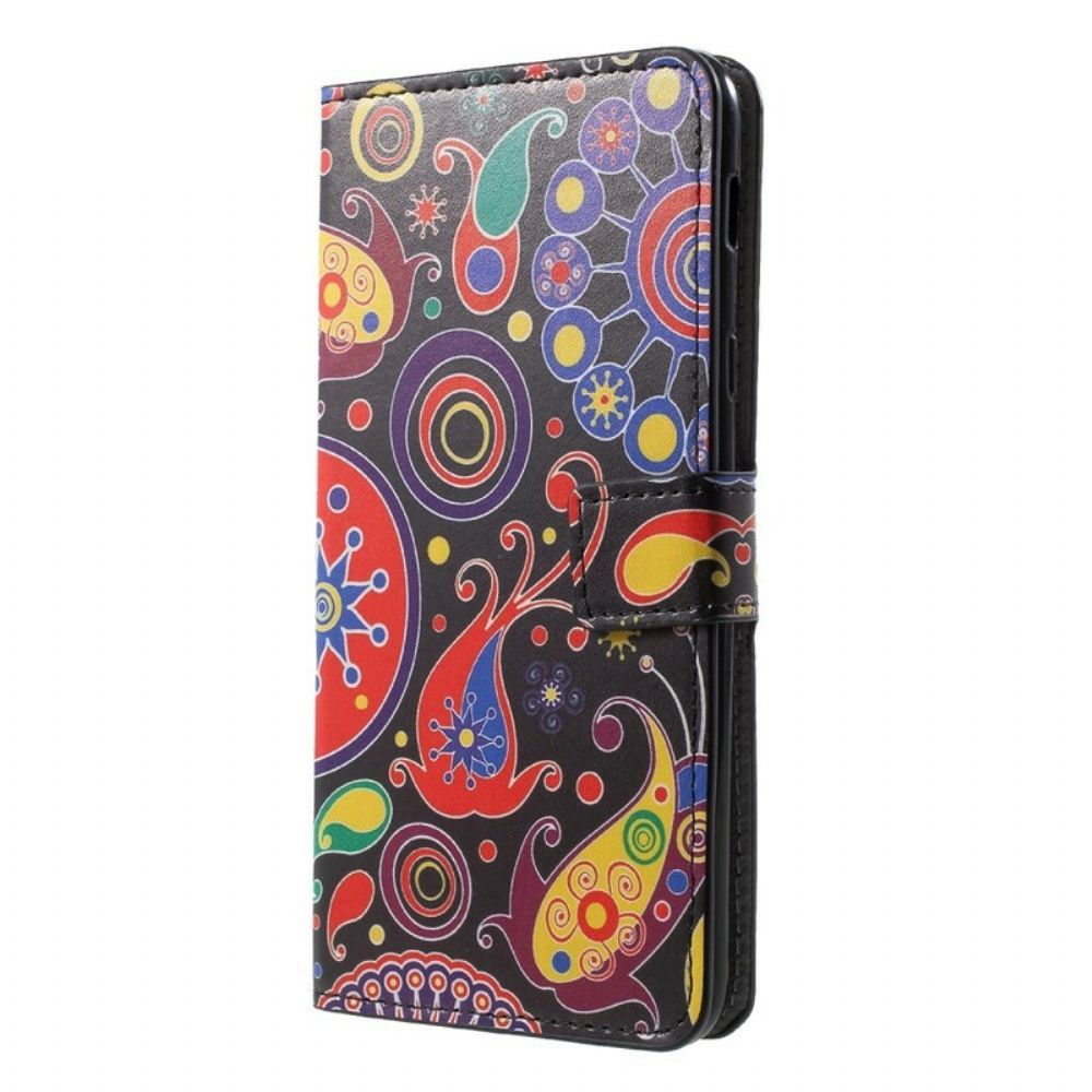 Leren Hoesje voor Samsung Galaxy A6 Galaxy Tekeningen