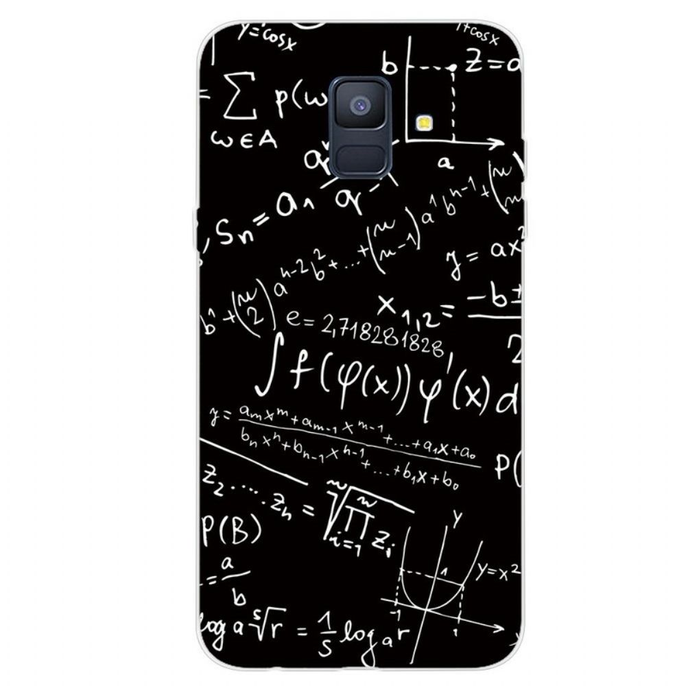 Telefoonhoesje voor Samsung Galaxy A6 Wiskunde