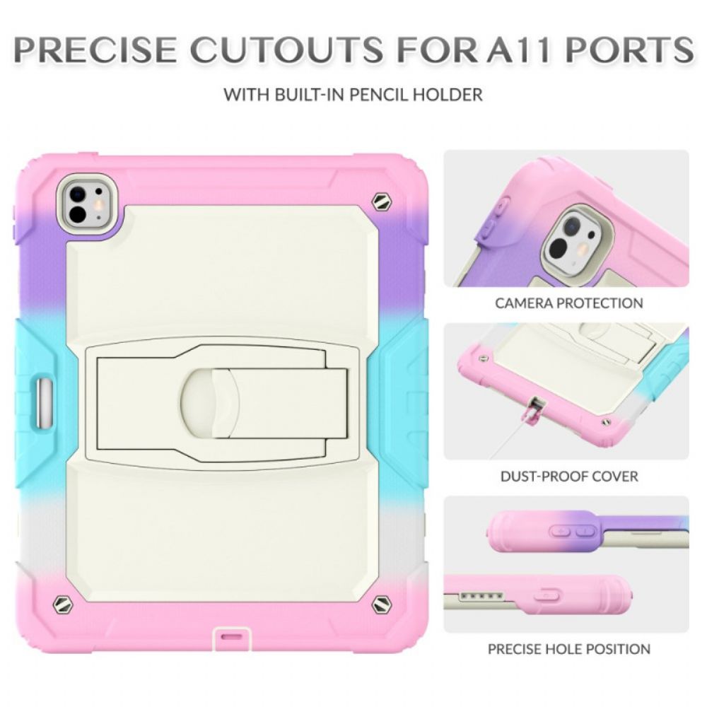 Hoesje iPad Pro 13 (2024) Robuust Met Penhouder En Schouderband