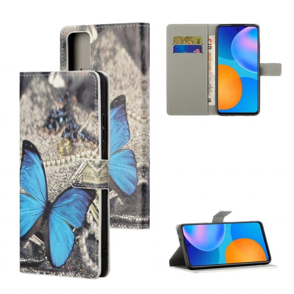 Folio-hoesje voor Huawei P Smart 2021 Vlinders