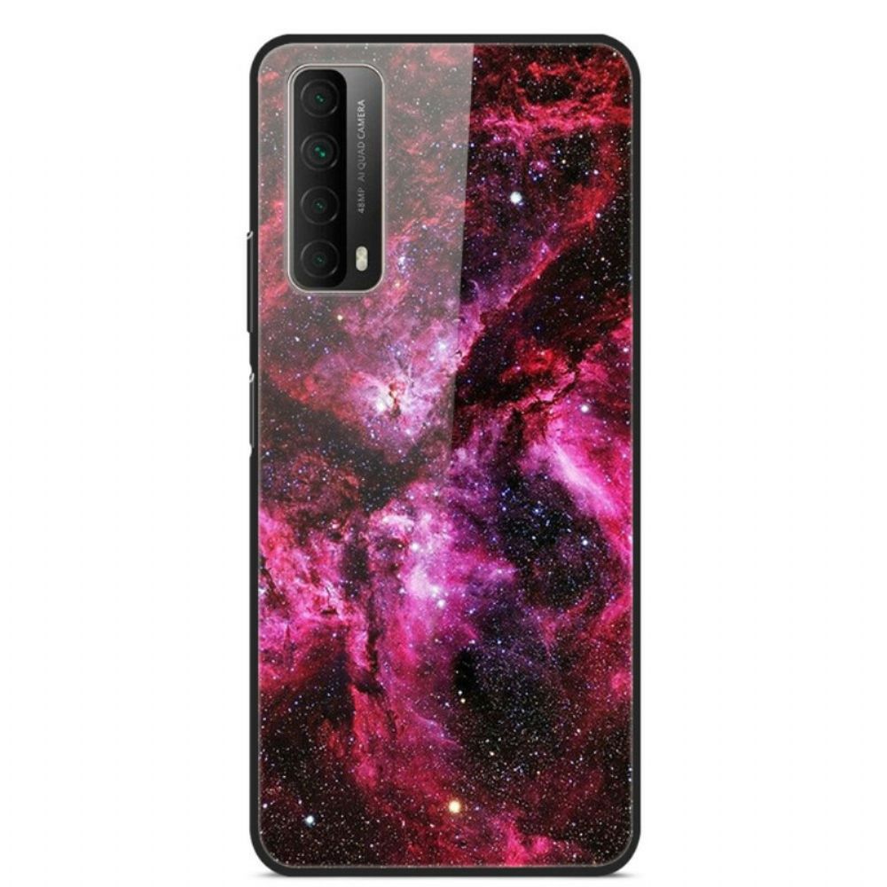 Hoesje voor Huawei P Smart 2021 Bloemenfee Gehard Glas