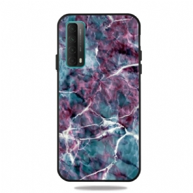 Hoesje voor Huawei P Smart 2021 Paars Marmer