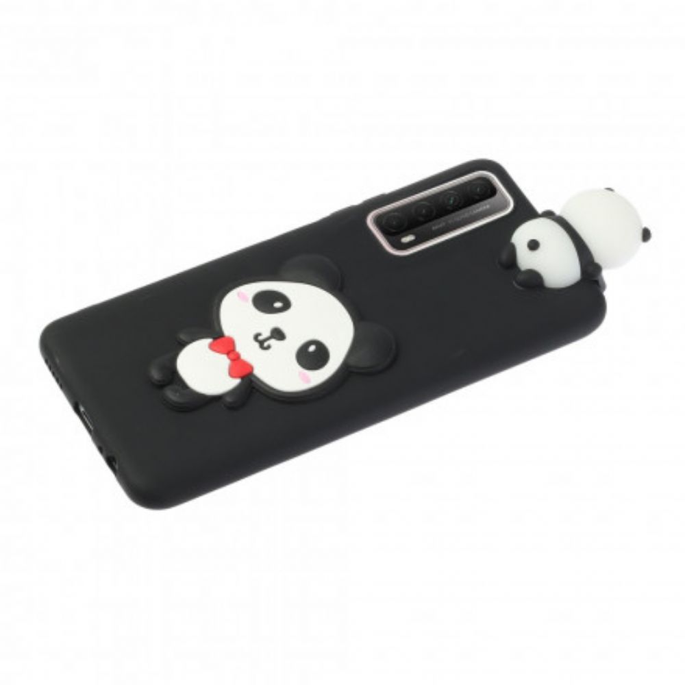 Hoesje voor Huawei P Smart 2021 Waarom Niet Panda 3d?