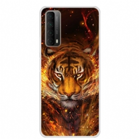 Telefoonhoesje voor Huawei P Smart 2021 Brandtijger