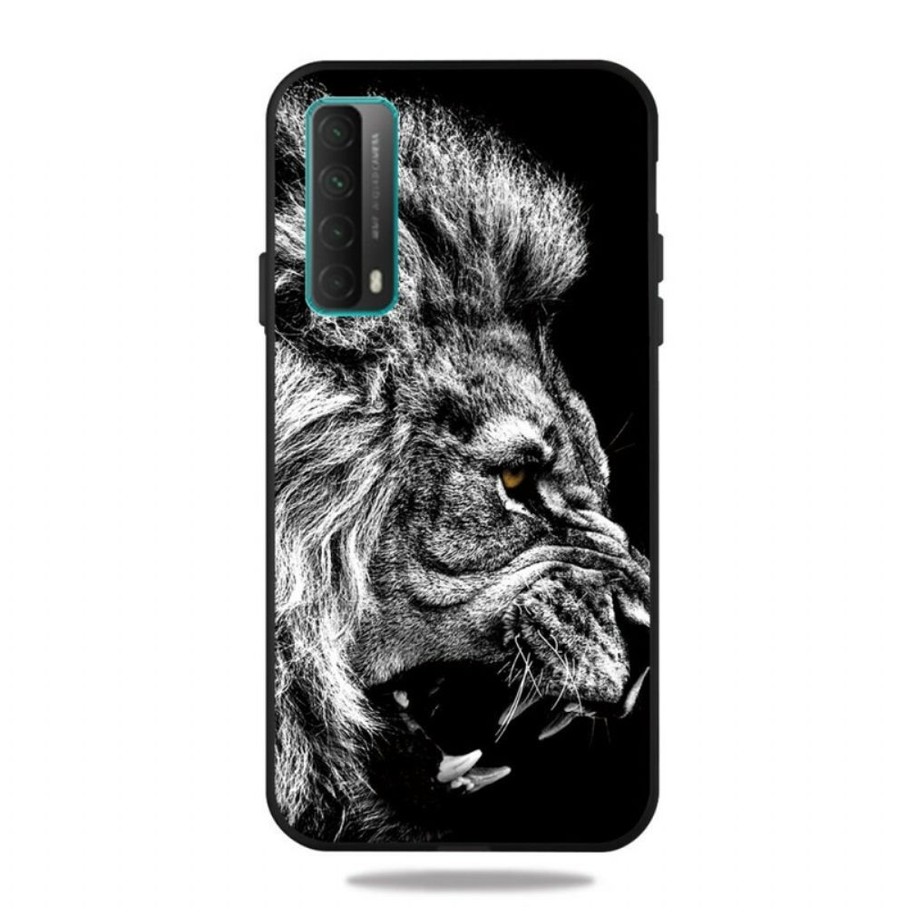 Telefoonhoesje voor Huawei P Smart 2021 Felle Leeuw