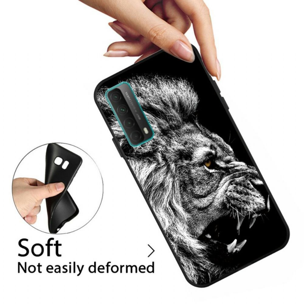 Telefoonhoesje voor Huawei P Smart 2021 Felle Leeuw