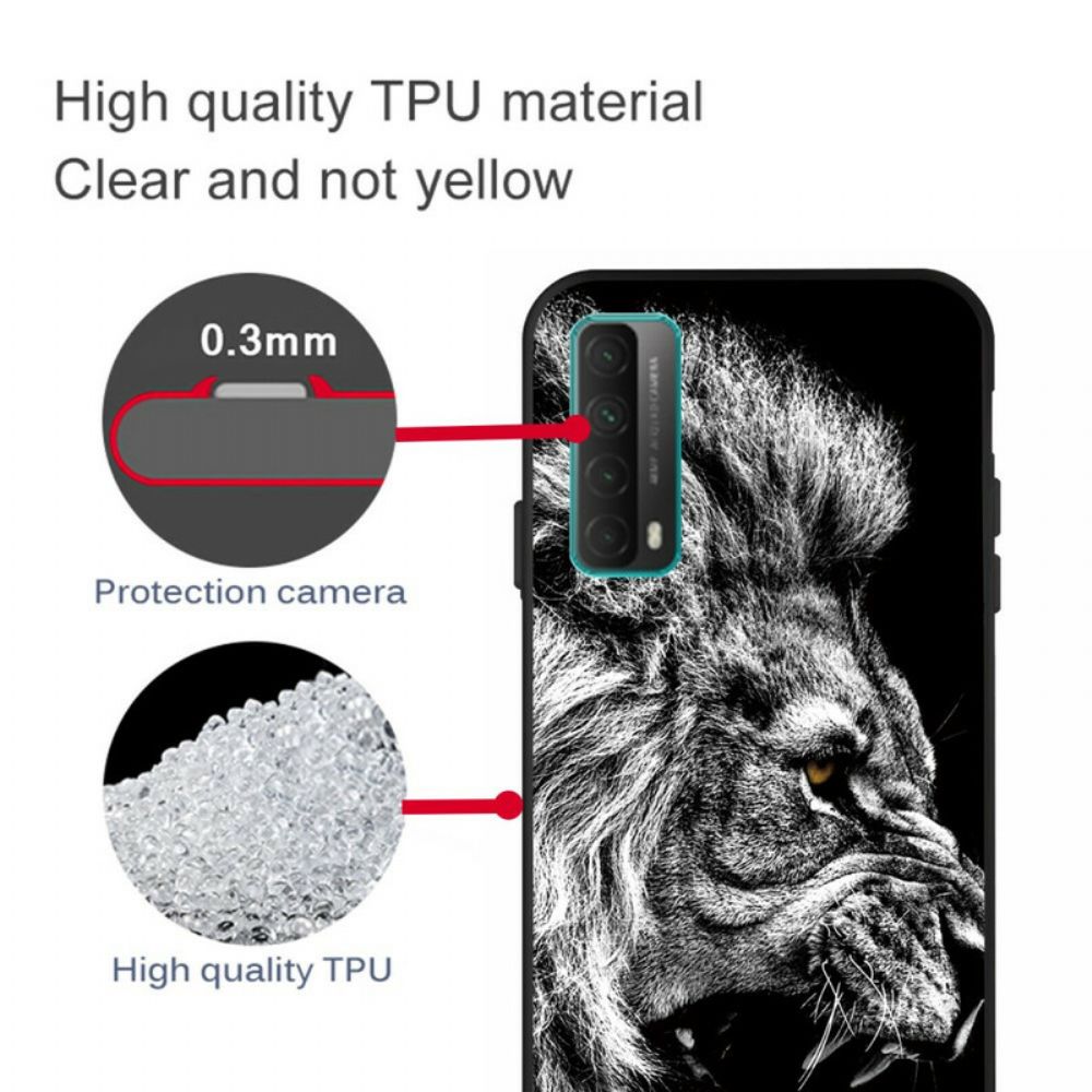 Telefoonhoesje voor Huawei P Smart 2021 Felle Leeuw