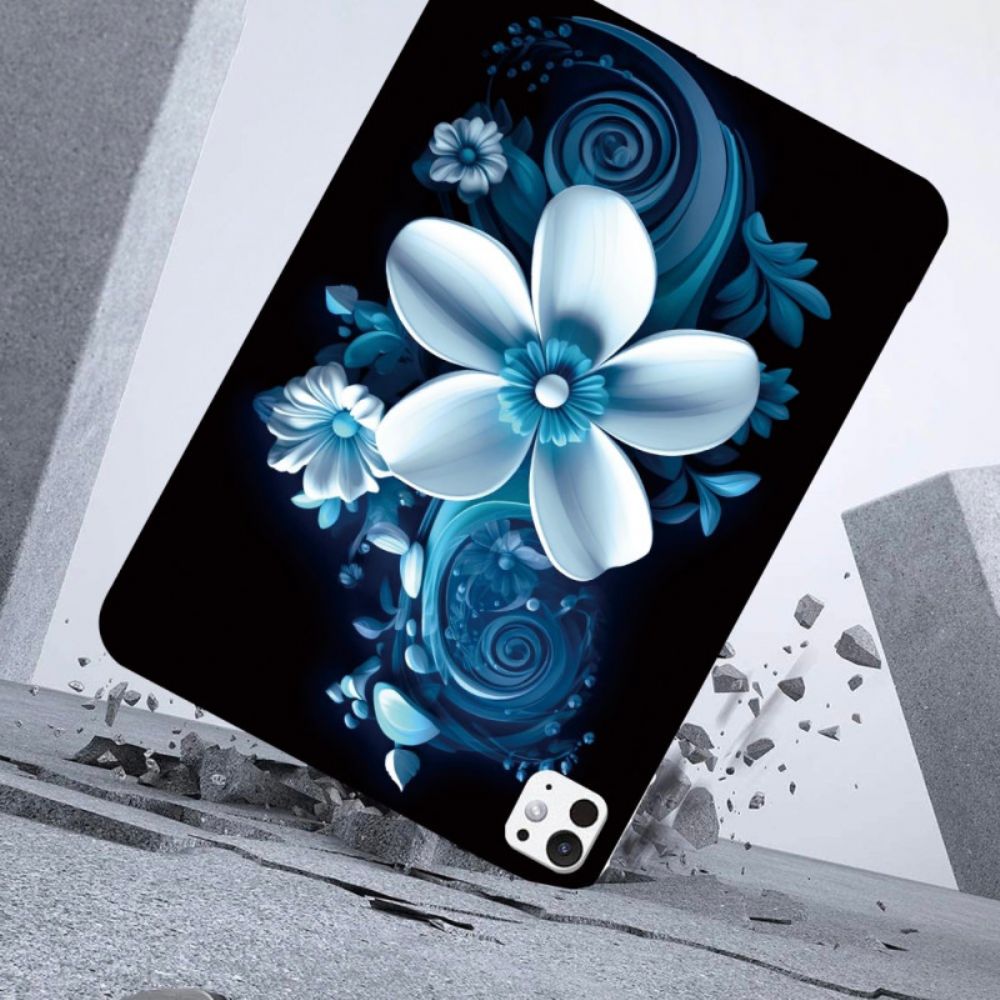 Cover Hoesje iPad Pro 13 (2025) Telefoonhoesje Zwarte Orchidee