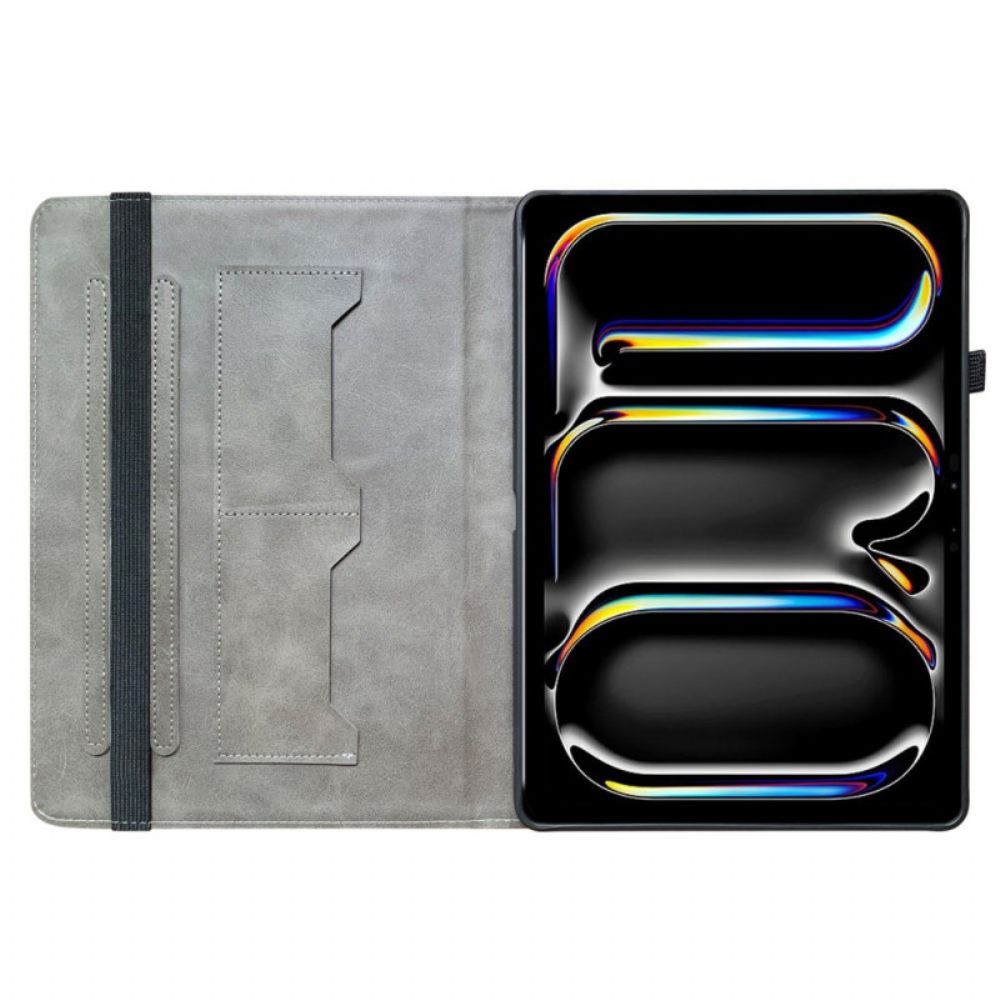 Cover iPad Pro 13 (2025) Blauwe Vlinders Bescherming Hoesje