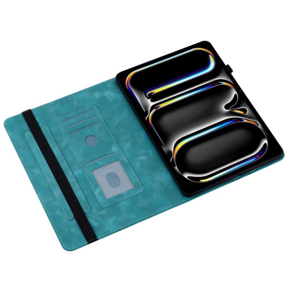 Cover iPad Pro 13 (2025) Hartvormig Suède-effect