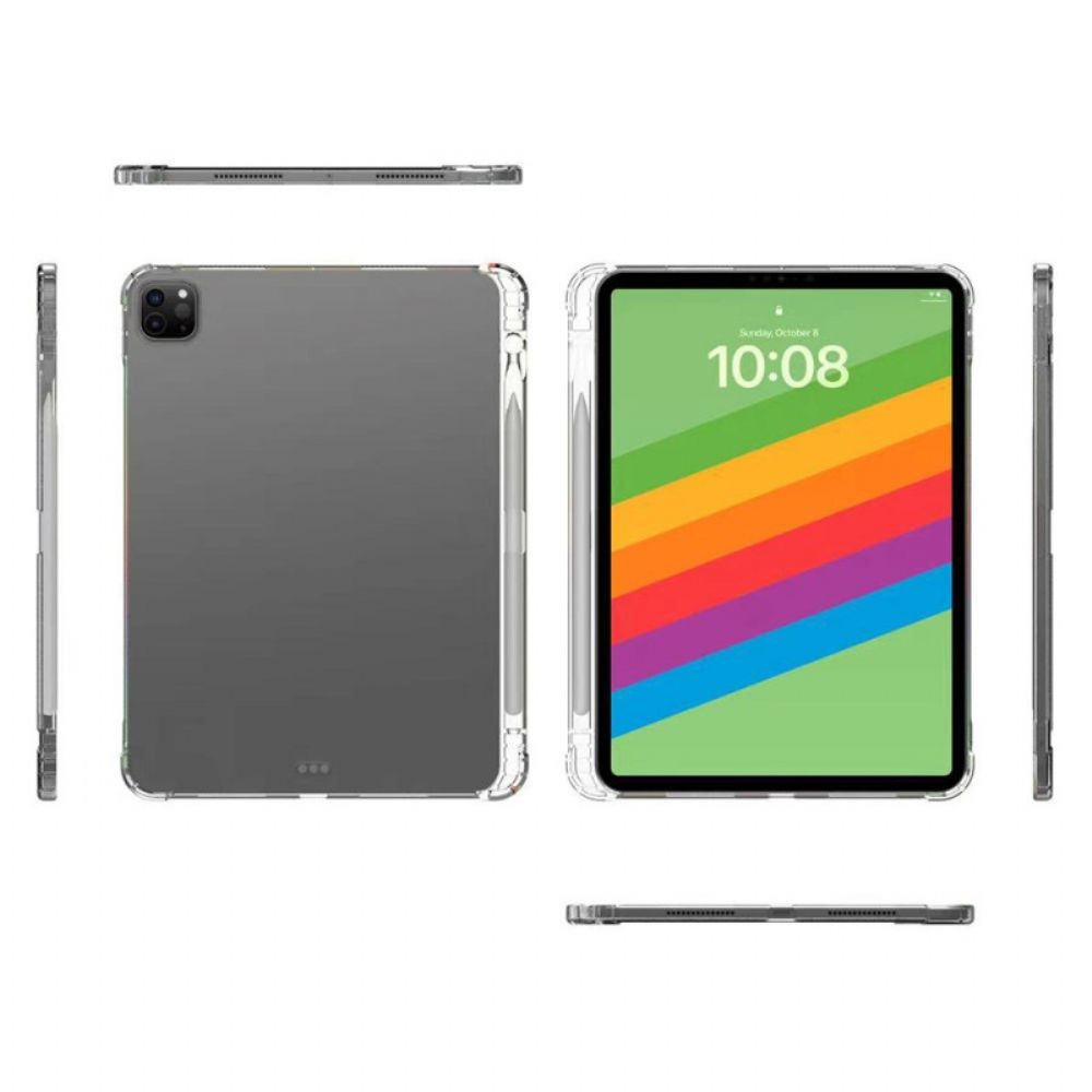 Cover Voor iPad Pro 13 (2025) Transparante Stylushouder
