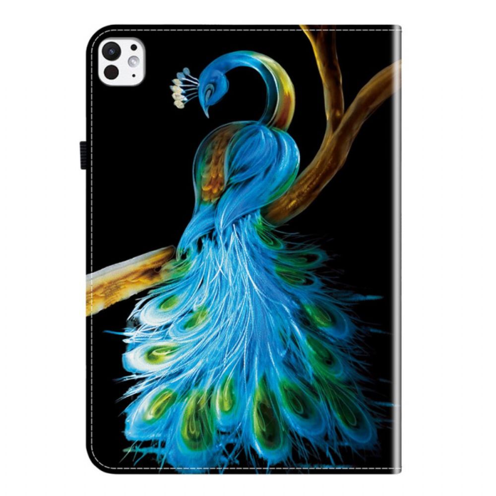 Hoesje Case iPad Pro 13 (2025) Pauwenpatroon