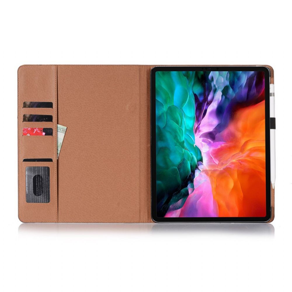 Hoesje Case iPad Pro 13 (2025) Telefoonhoesje Tweekleurig Kunstleer