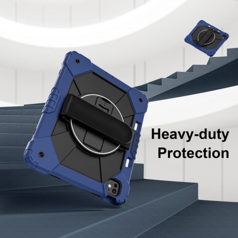 Hoesje iPad Pro 13 (2025) Handriem En Schouderband Bescherming Hoesje