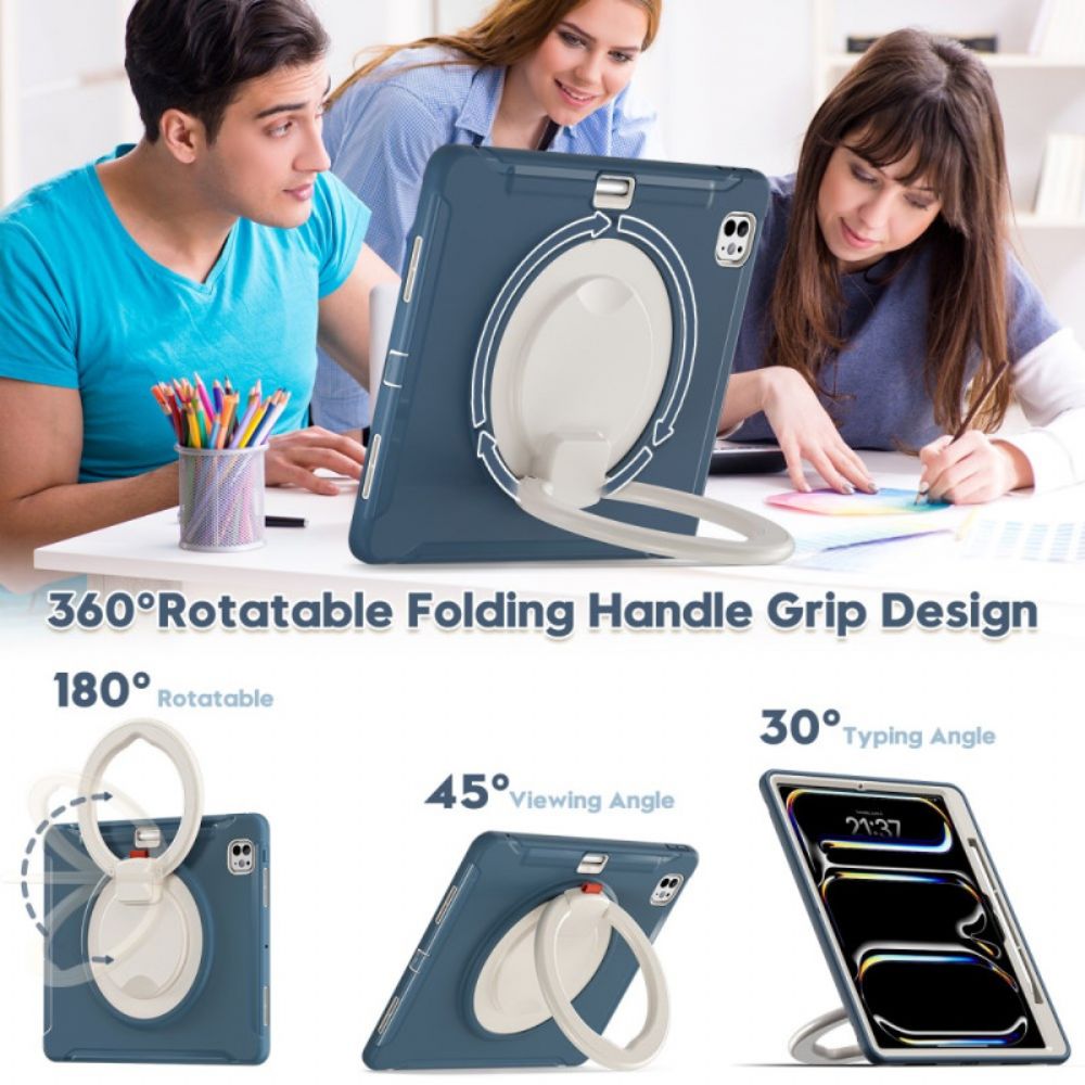 Hoesje iPad Pro 13 (2025) Handvat En Stylushouder