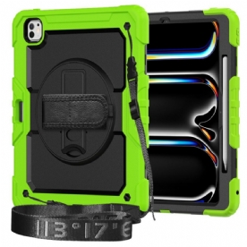 Hoesje iPad Pro 13 (2025) Robuust Met Schermbeschermer En Schouderriem