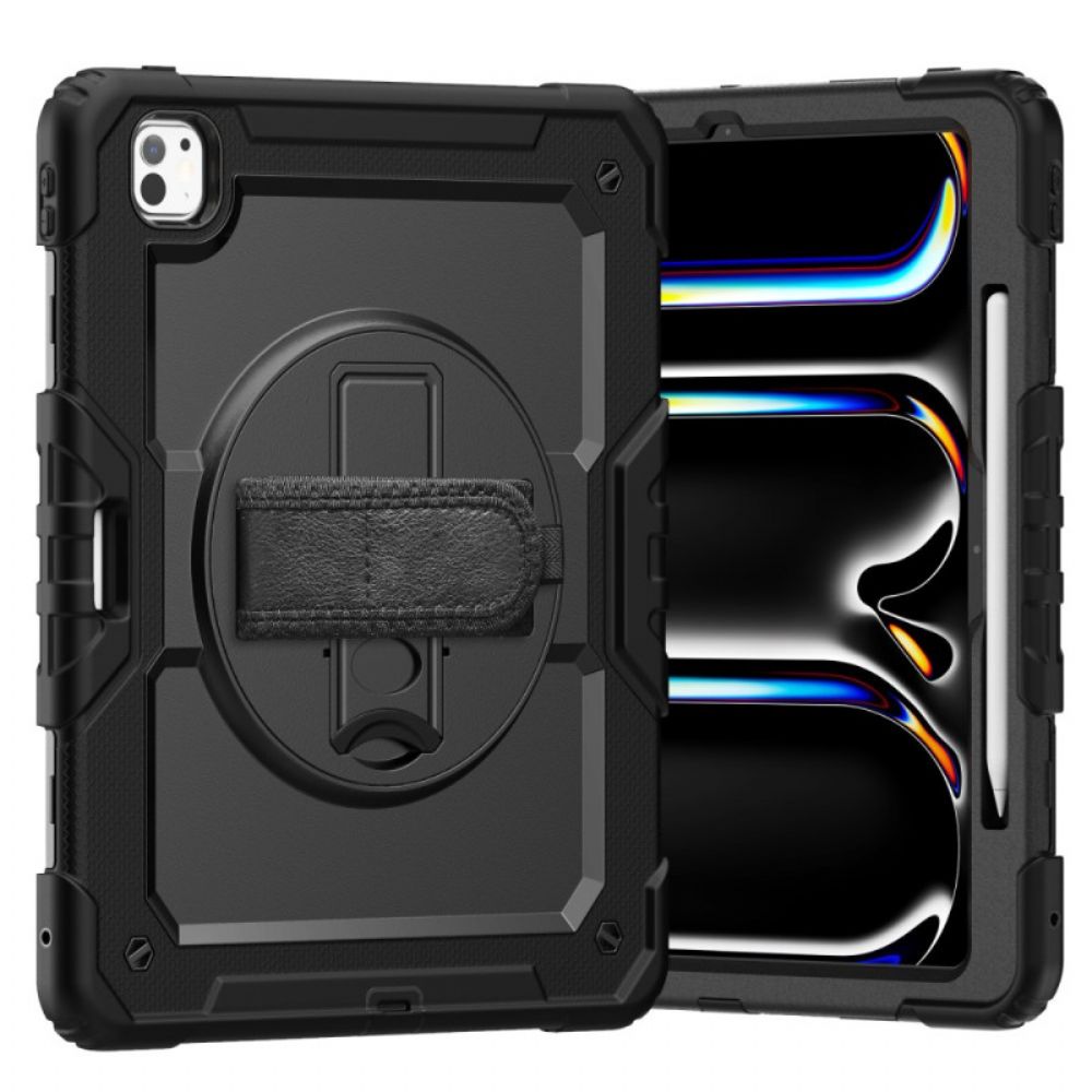 Hoesje iPad Pro 13 (2025) Robuust Met Schermbeschermer En Schouderriem