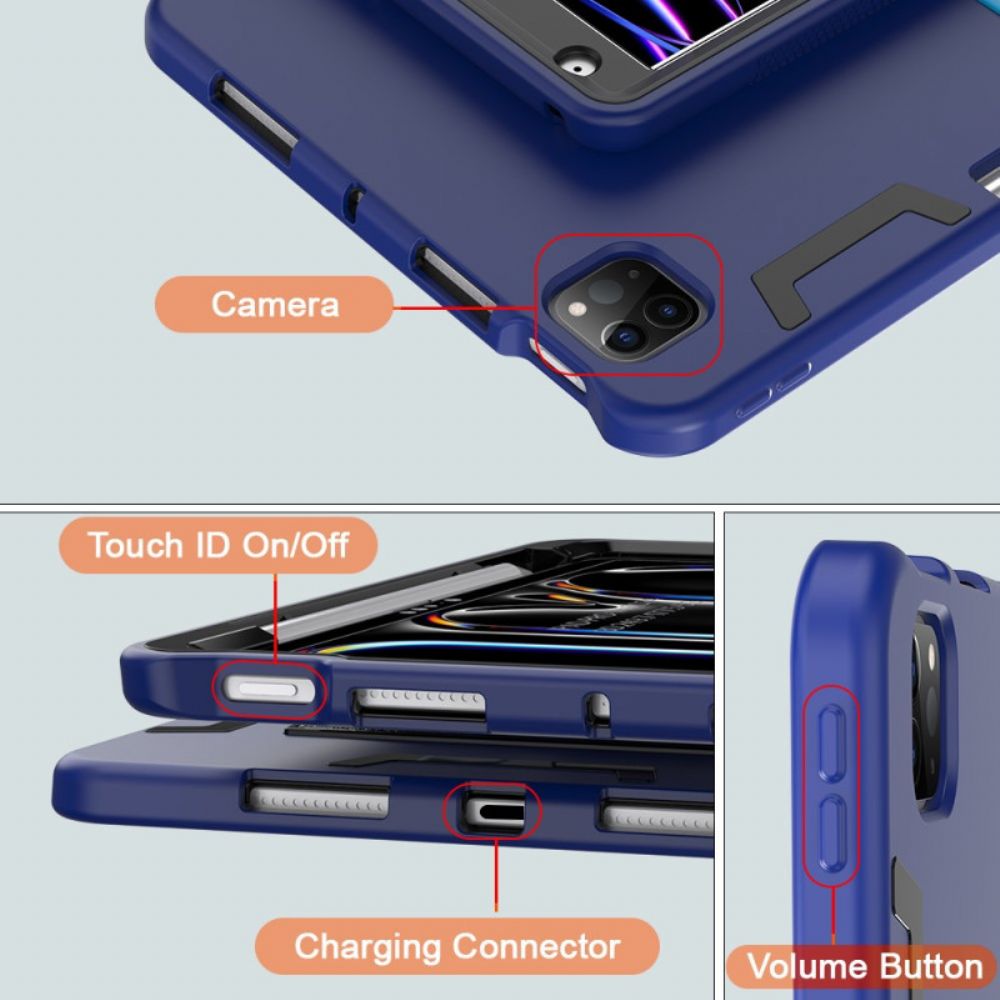 Hoesje iPad Pro 13 (2025) Standaard En Stylushouder