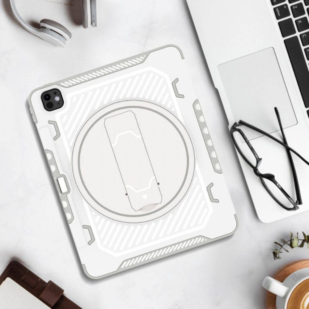 Hoesje iPad Pro 13 (2025) Stylushouder En Verstelbare Standaard Bescherming Hoesje