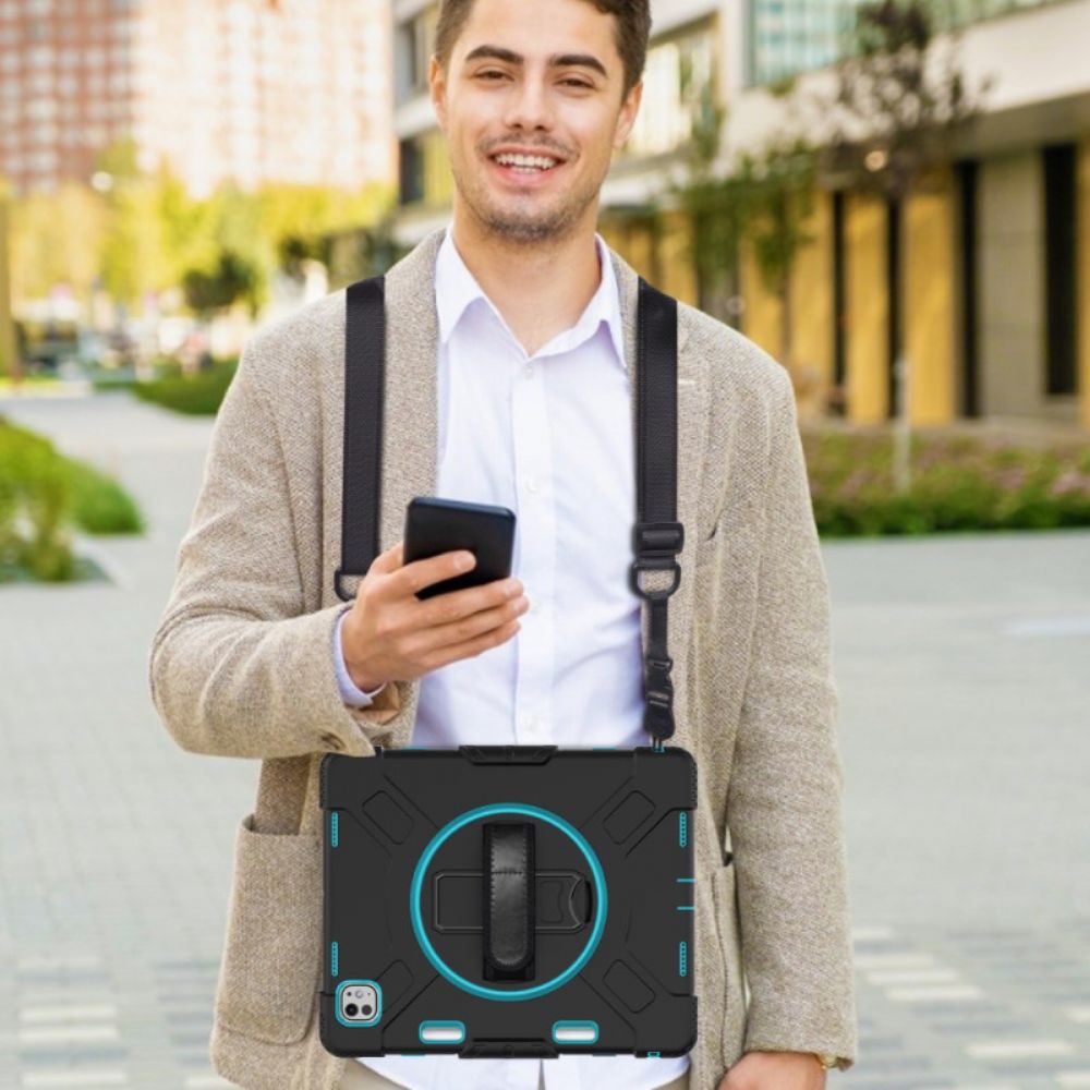 Hoesje iPad Pro 13 (2025) Ultra-resistente Standaard En Schouderriem