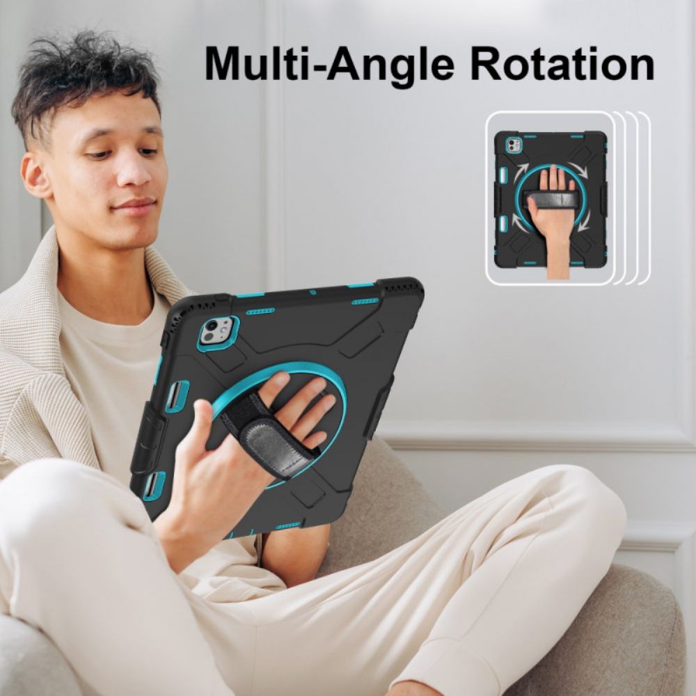 Hoesje iPad Pro 13 (2025) Ultra-resistente Standaard En Schouderriem