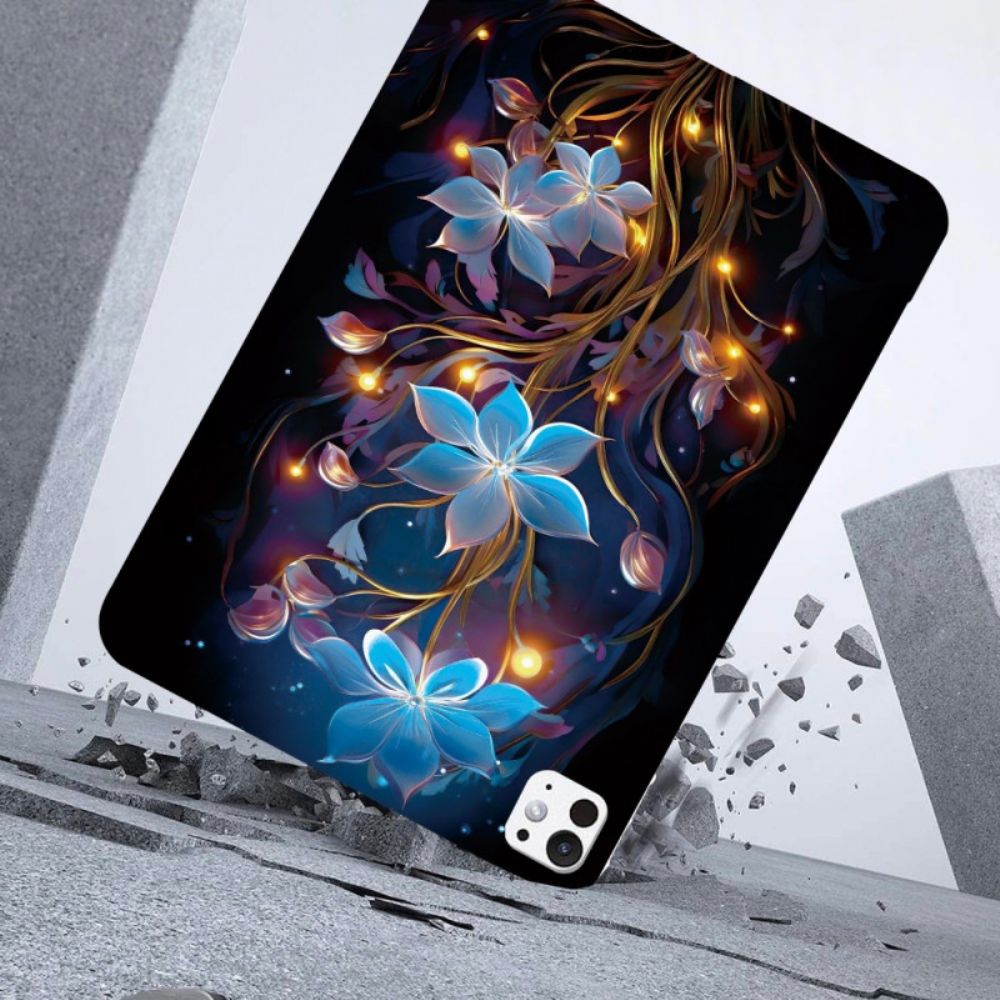 Hoesje iPad Pro 13 (2025) Verlichte Bloemen