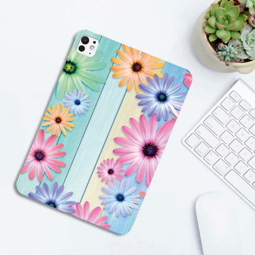 Hoesje iPad Pro 13 (2025) Zonnebloemdesign Bescherming Hoesje