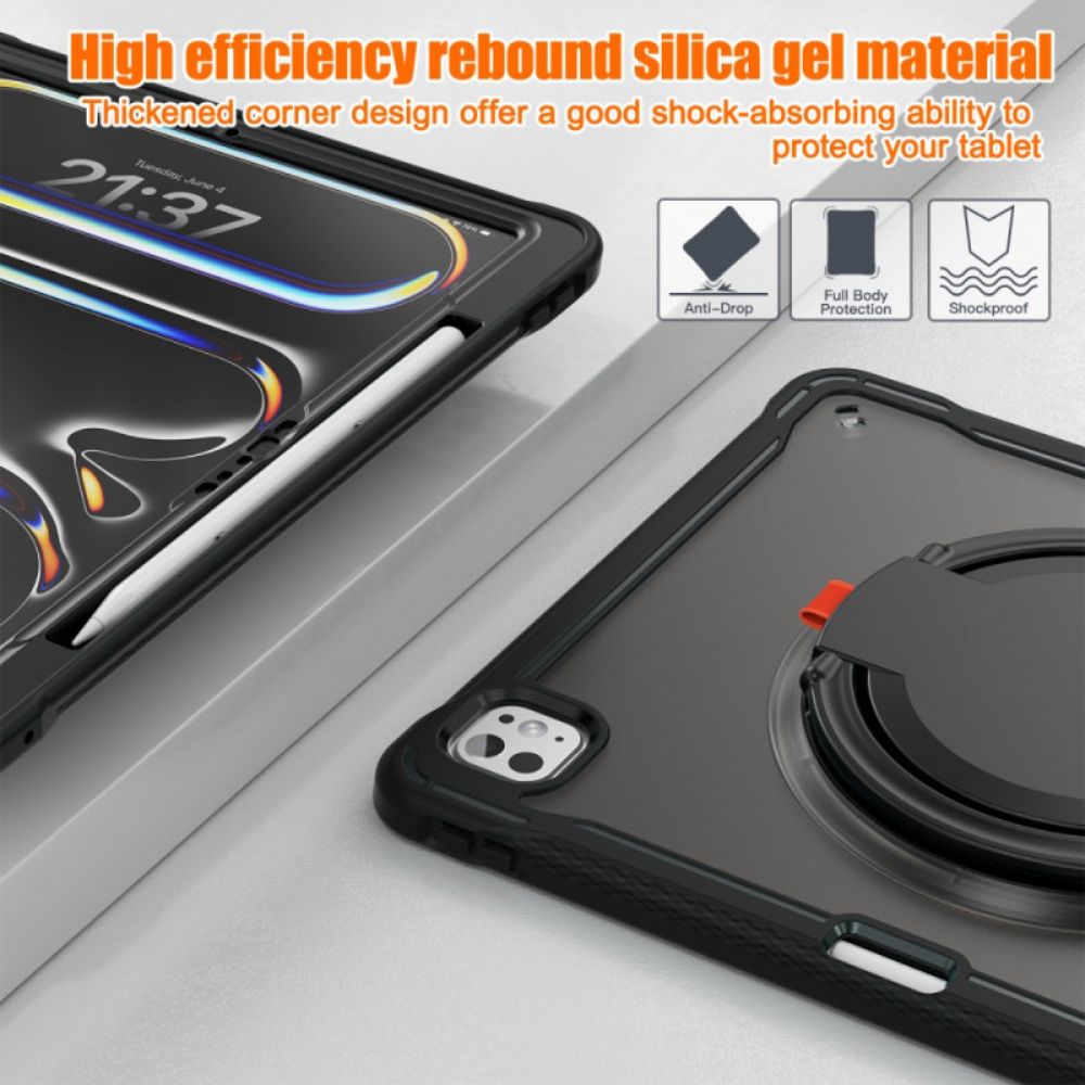 Hoesje Voor iPad Pro 13 (2025) Draaibare Standaard En Stylushouder