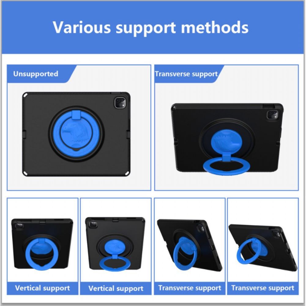 Hoesje Voor iPad Pro 13 (2025) Eva Met Schouderband En Beschermfolie