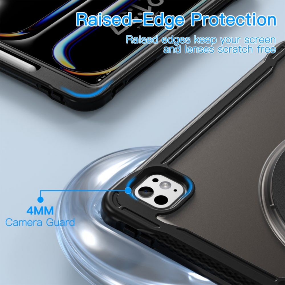 Hoesje Voor iPad Pro 13 (2025) Translucent Met Standaard