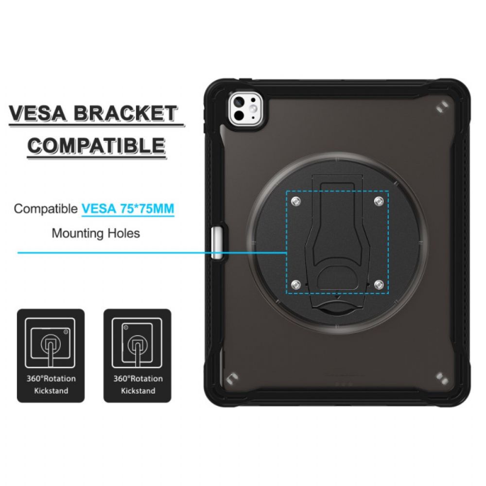 Hoesje Voor iPad Pro 13 (2025) Translucent Met Standaard