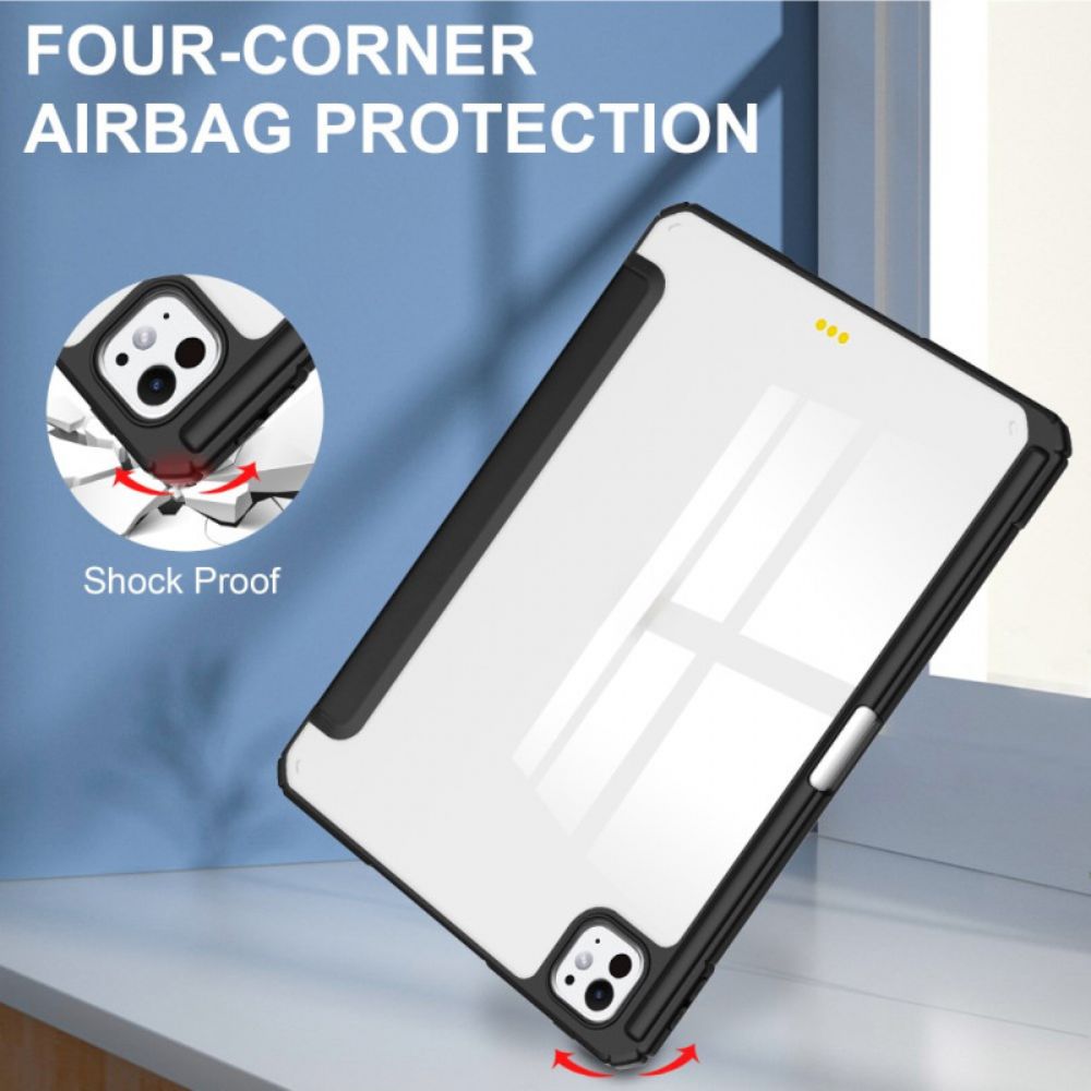 iPad Pro 13 (2025) Transparante Hoes Van Imitatieleer